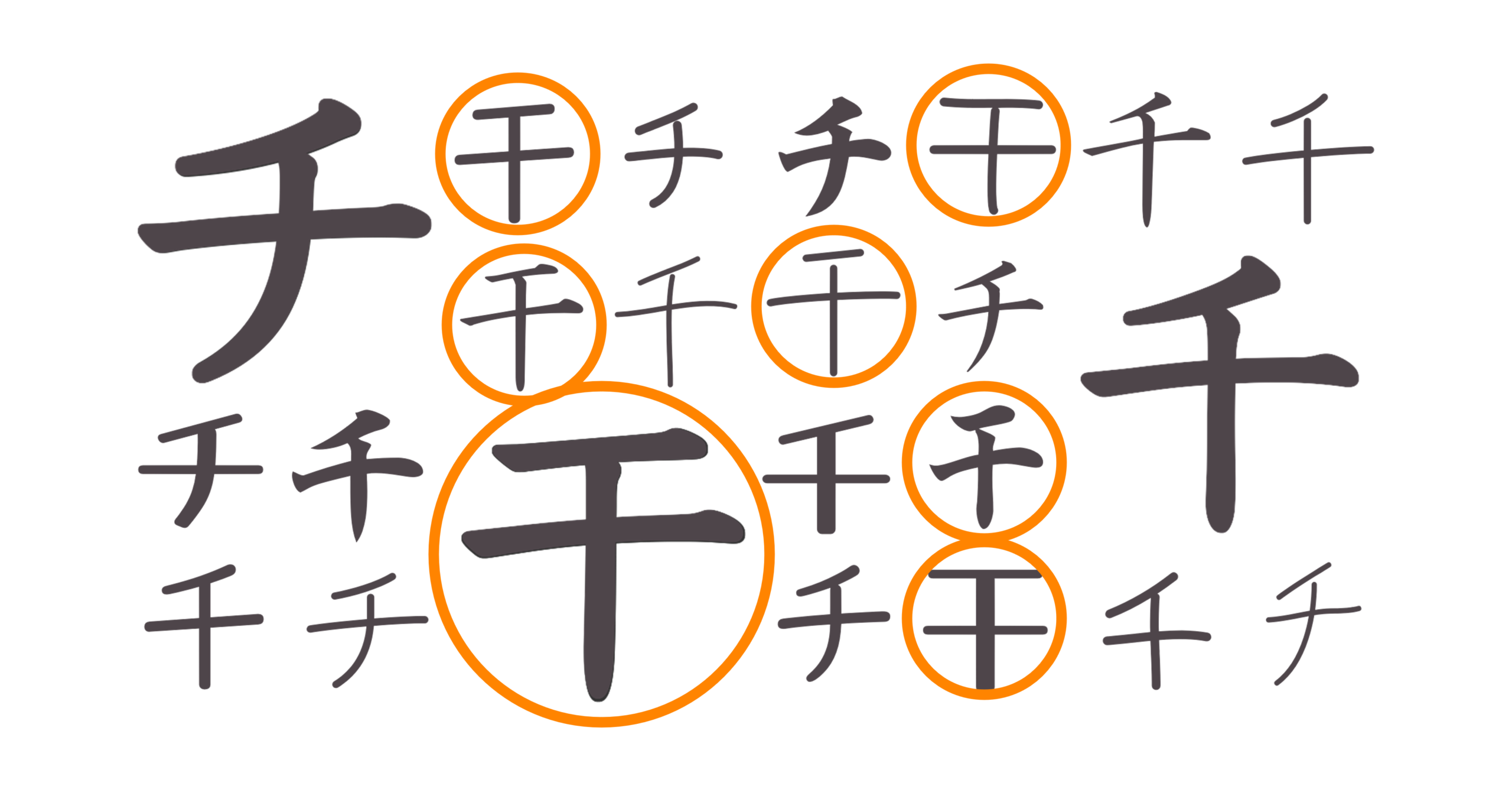チ・千・干（干）